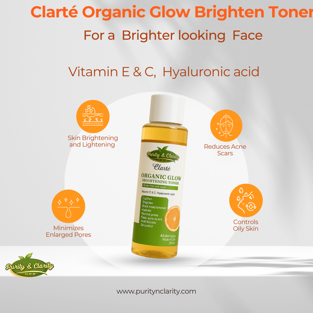 Clarté Brightening Glow Toner – Clarify • Even Tone • Hydrate