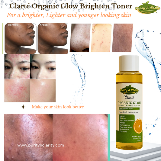 Clarté Brightening Glow Toner – Clarify • Even Tone • Hydrate