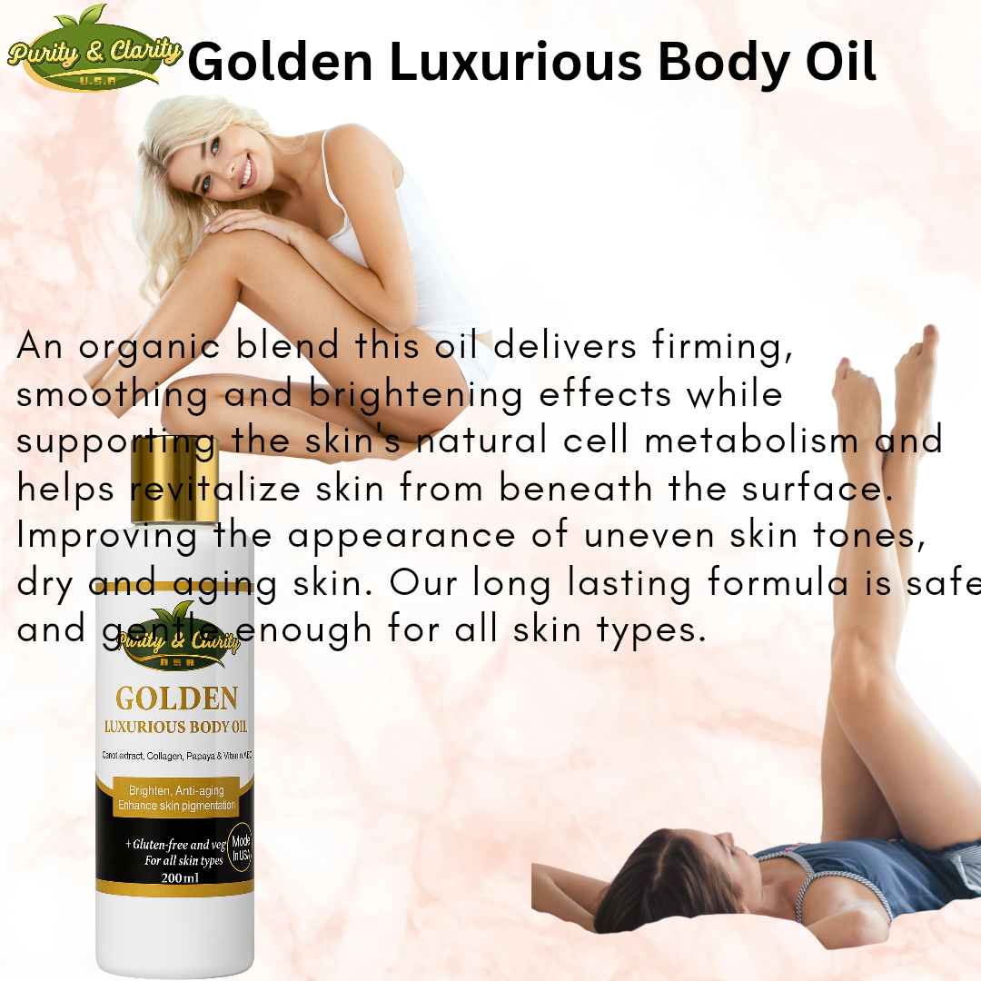 Golden Luxurious 24k Gold Body Care Set – Cleanse • Hydrate • Glow