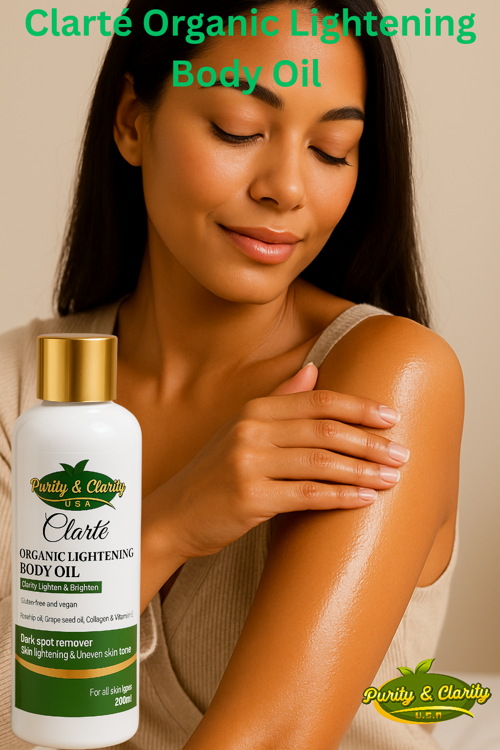 Clarté Glow Body Oil – Illuminate & Nourish Skin