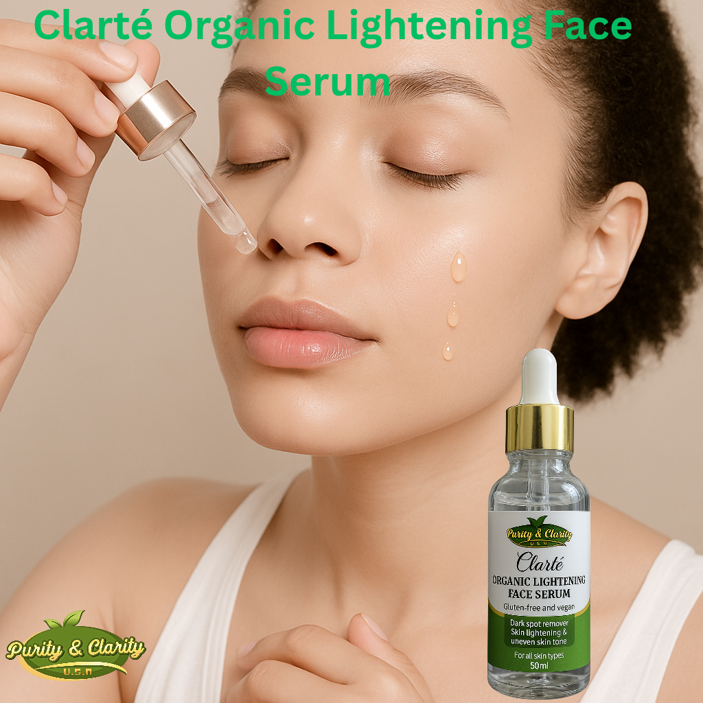 Clarté Lightening Face Serum – Targets Dark Spots & Uneven Tone