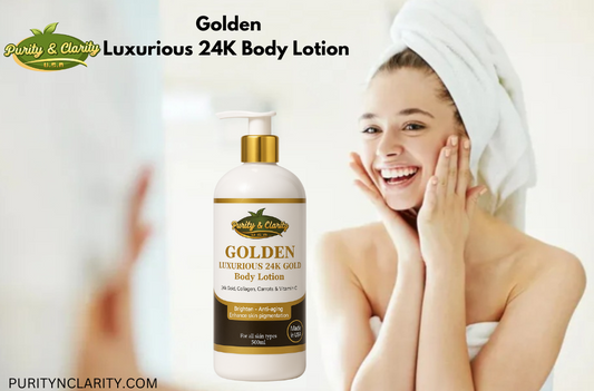 Golden Luxurious 24k Gold Body Lotion – 24k Illuminate & Renew