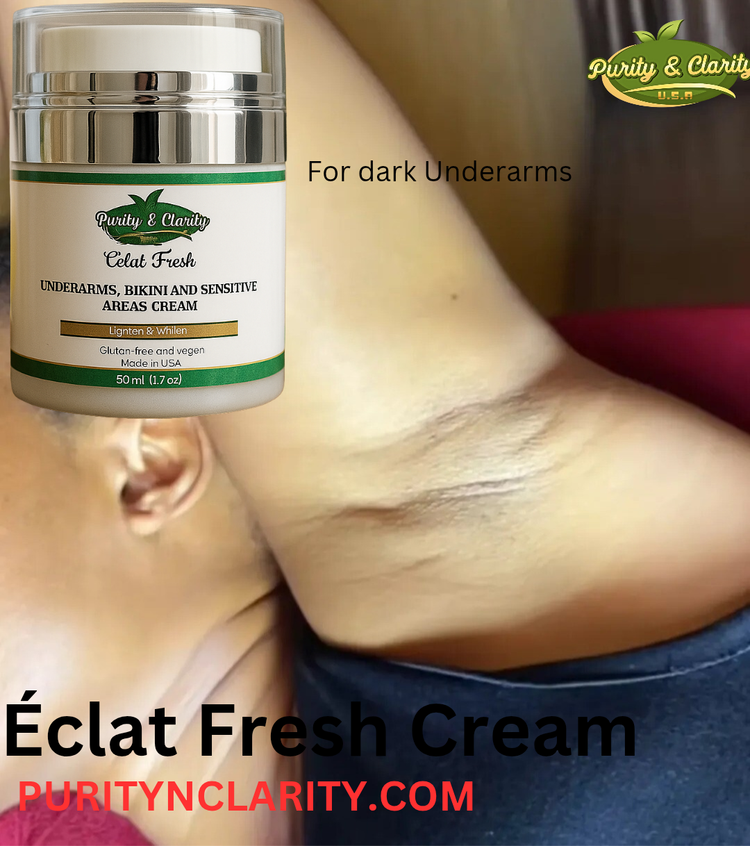 Éclat Fresh Sensitive Area Cream – Underarms, Bikini, & Intimate Skin
