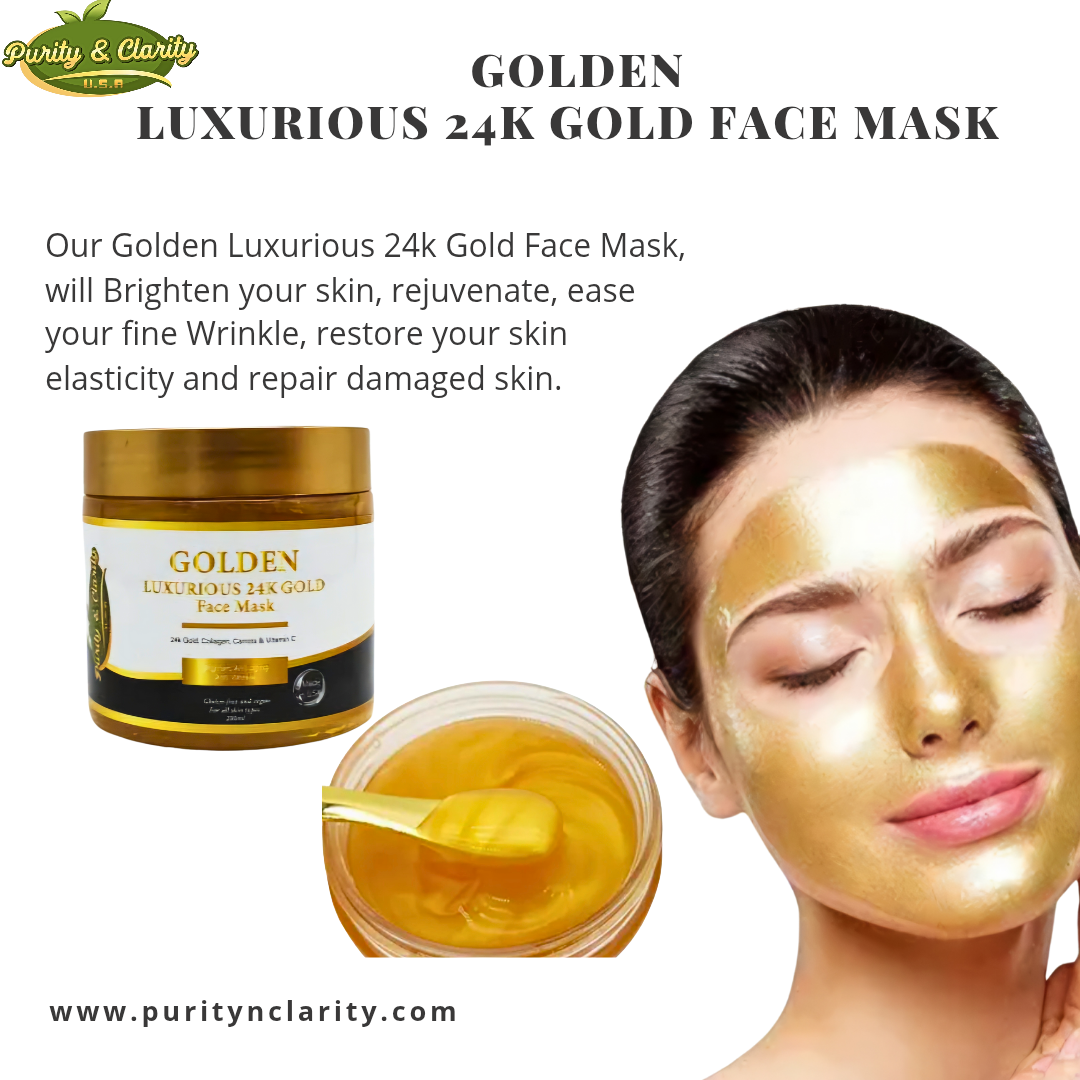 Golden Luxurious 24K Gold Collection Set – Face & Body Ritual (7 Items)