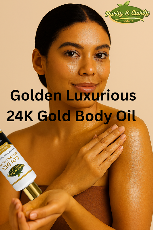 Golden Luxurious 24k Gold Body Care Set – Cleanse • Hydrate • Glow