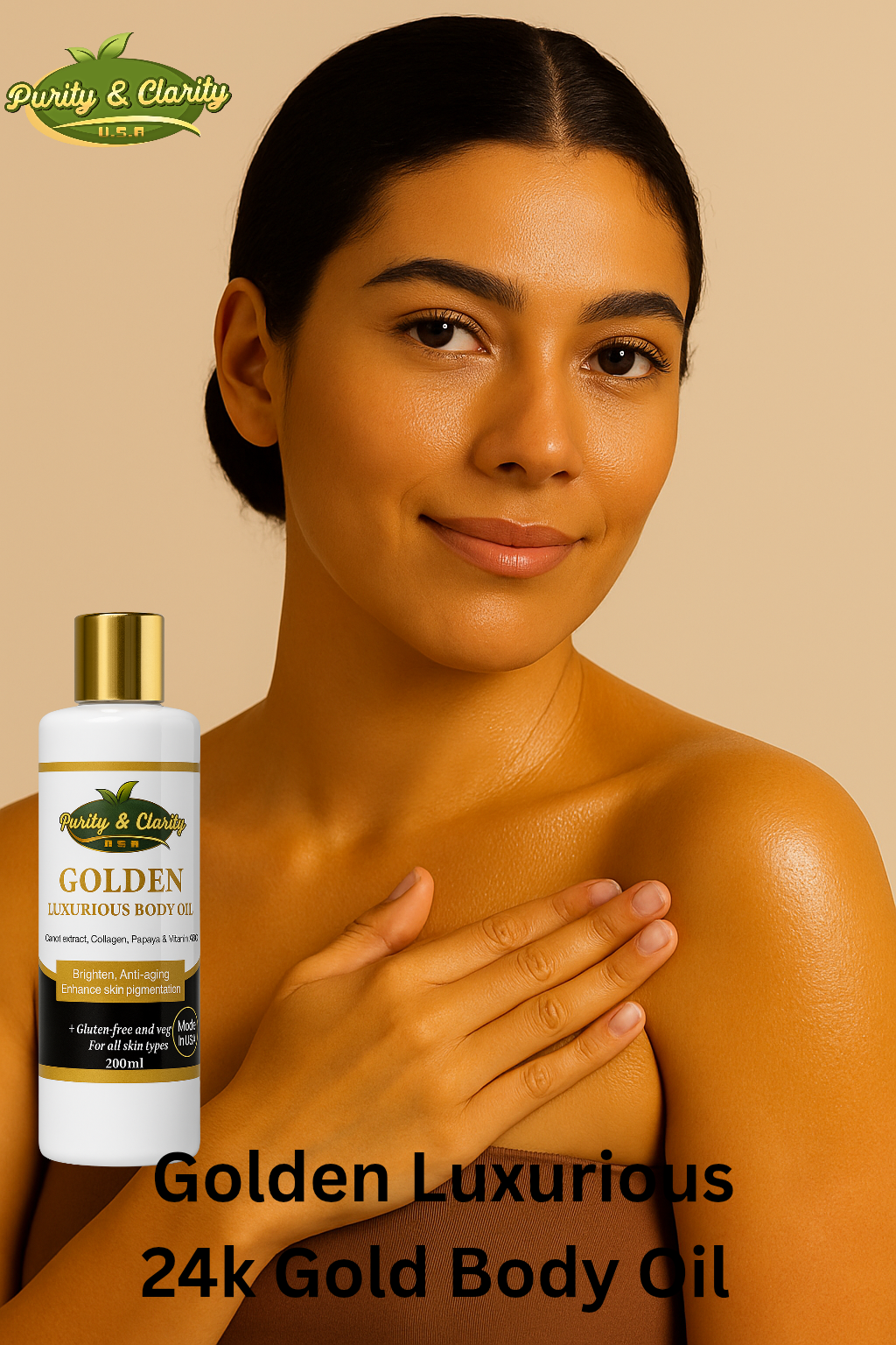 Golden Luxurious 24K Gold Collection Set – Face & Body Ritual (7 Items)