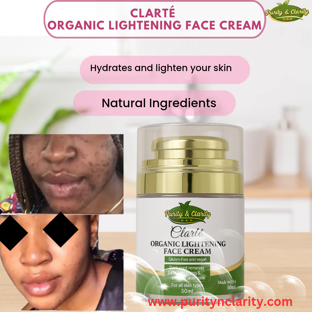 Clarté 3‑Piece Lightening Face Set – Soap • Serum • Cream.