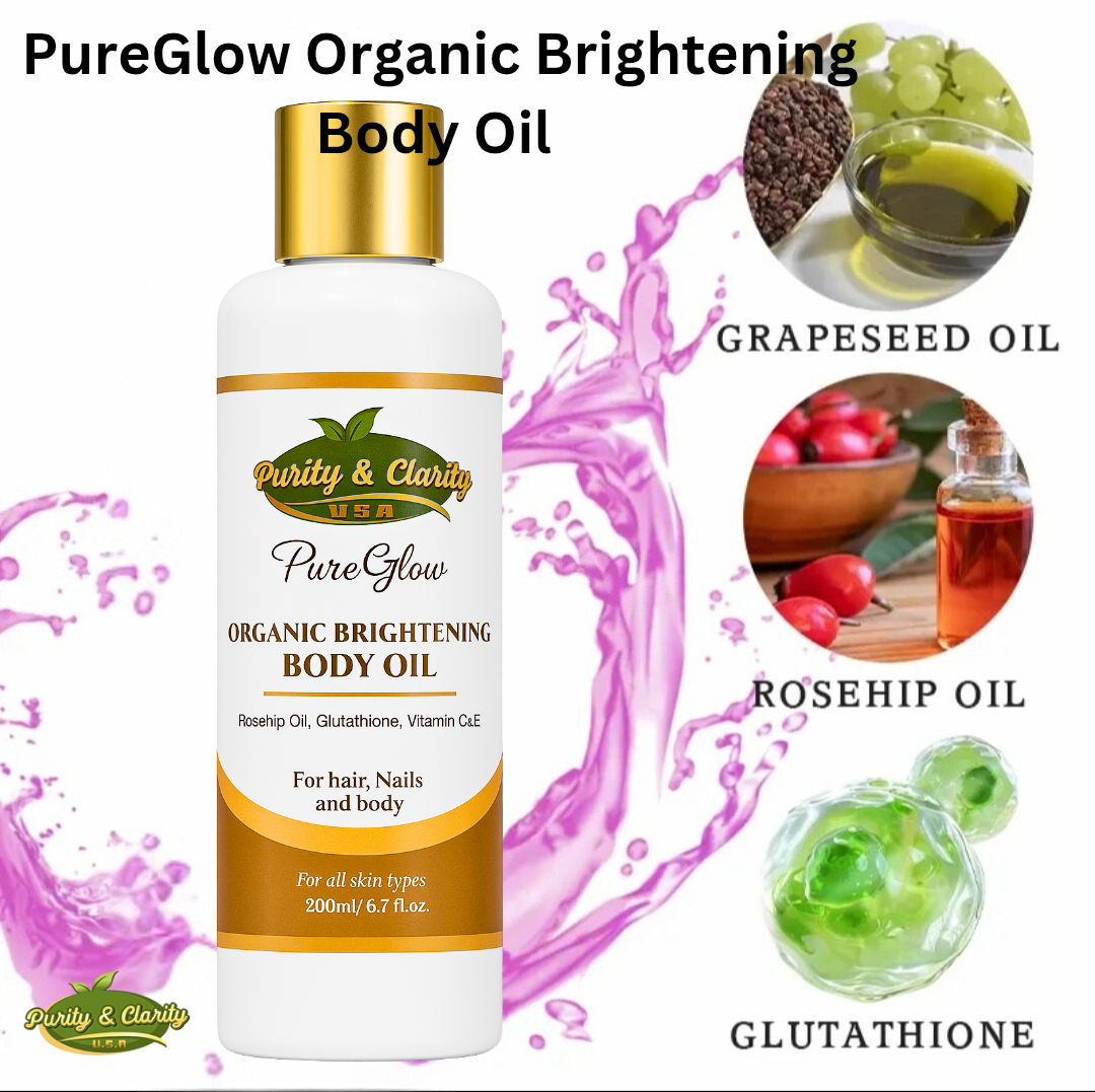 PureGlow Organic Brightening Body Set – 3-Piece Glow Ritual
