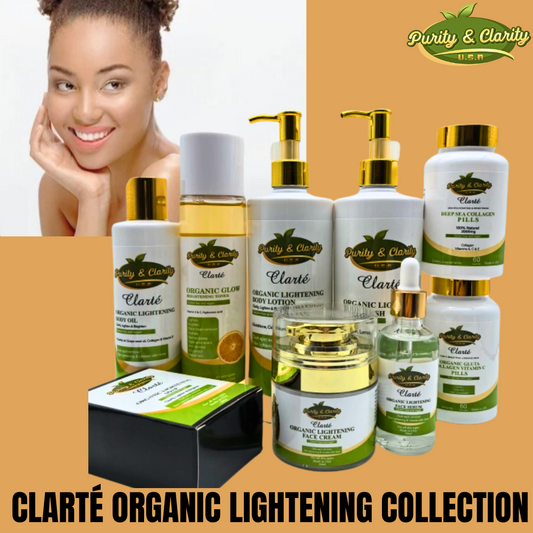 Clarté Lightening Collection Set – Cleanse • Tone • Glow