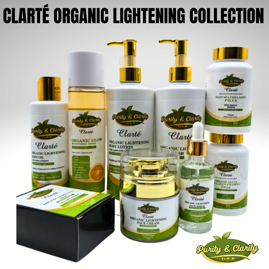 Clarté Lightening Collection Set – Cleanse • Tone • Glow