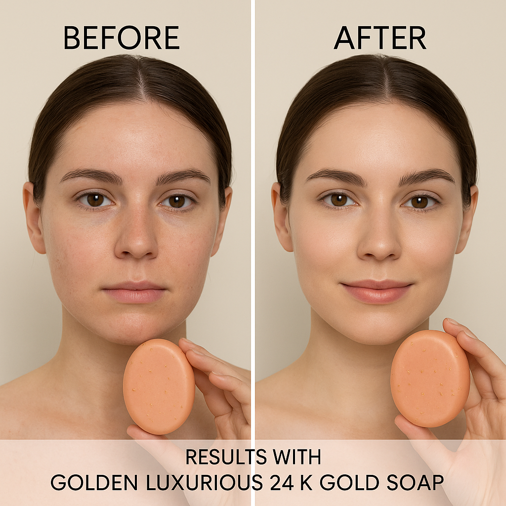Golden Luxurious 24K Gold Collection Set – Face & Body Ritual (7 Items) - Purity & Clarity, LLC
