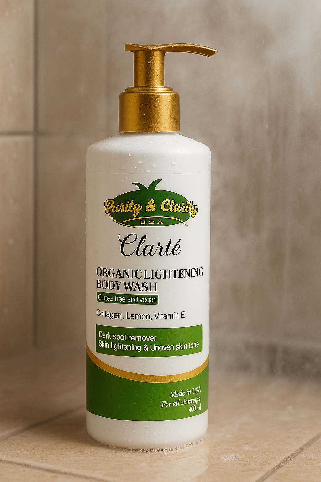 Clarté 3‑Step Lightening Body Set – Wash • Moisturize • Glow - Purity & Clarity, LLC