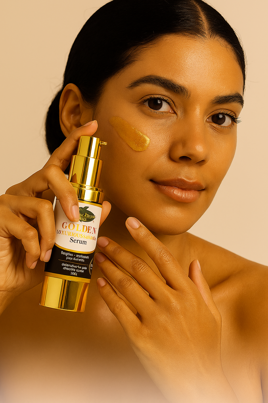 Golden Luxurious 24k Gold Face Serum – Glow & Rejuvenate - Purity & Clarity, LLC