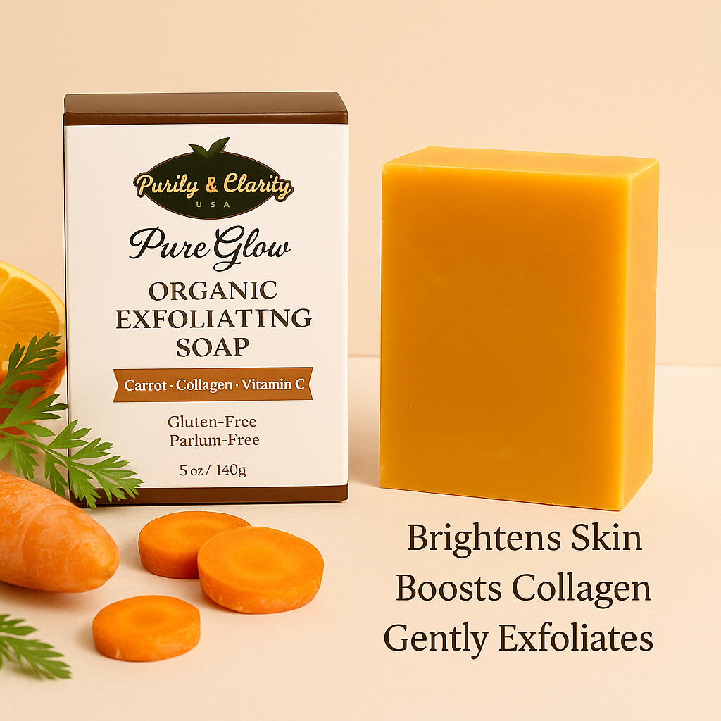 PureGlow Organic 3‑Step Brightening Face Set – Cleanse • Treat • Glow - Purity & Clarity, LLC