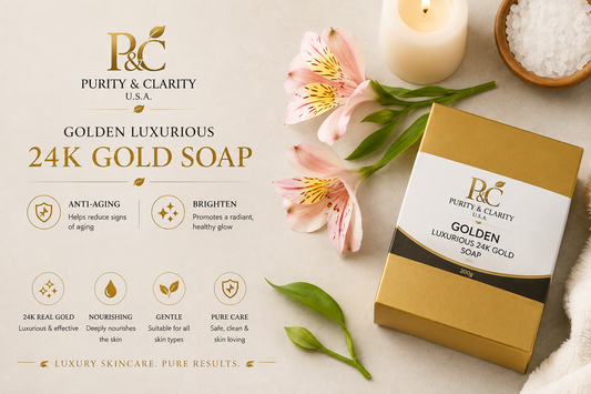 Golden Luxurious 24K Gold Face Care Set – Complete 3-Step Glow Ritual-(Start Here)