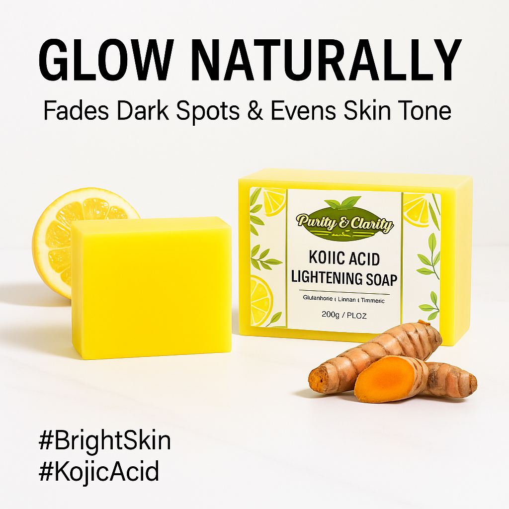 Kojic Acid Lightening Soap – 200g - Purity & Clarity, LLC