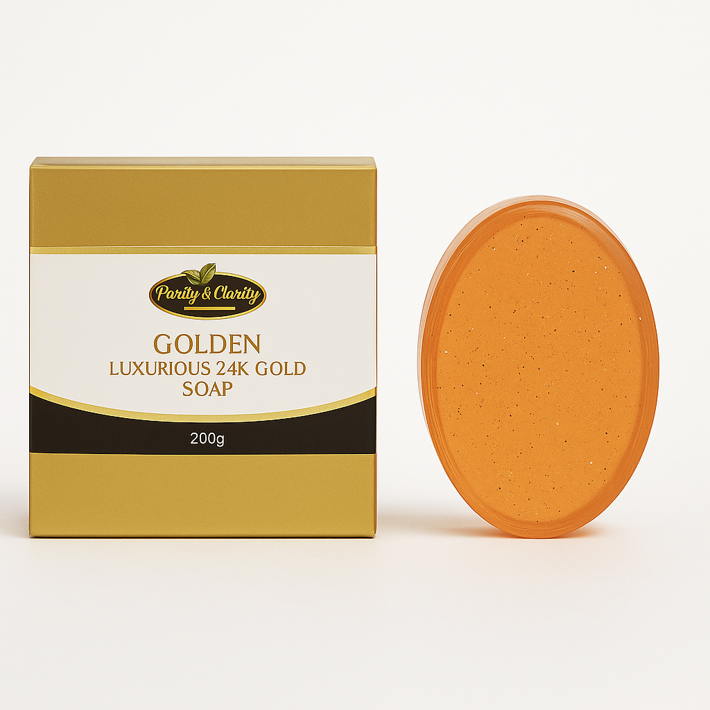 Golden Luxurious 24K Gold Collection Set – Face & Body Ritual (7 Items) - Purity & Clarity, LLC
