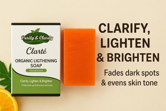 Clarté Lightening & Exfoliating Soap – Fade Dark Spots - Purity & Clarity, LLC