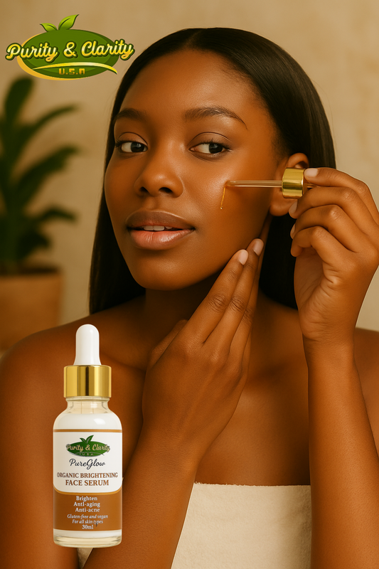 PureGlow Organic Brightening 7‑Piece Set – Cleanse • Hydrate • Illuminate • Glow