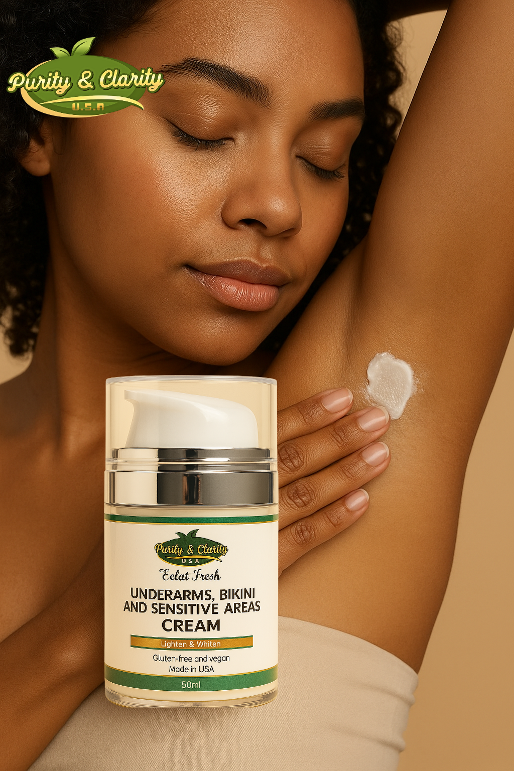 Éclat Fresh Sensitive Area Cream – Underarms, Bikini, & Intimate Skin