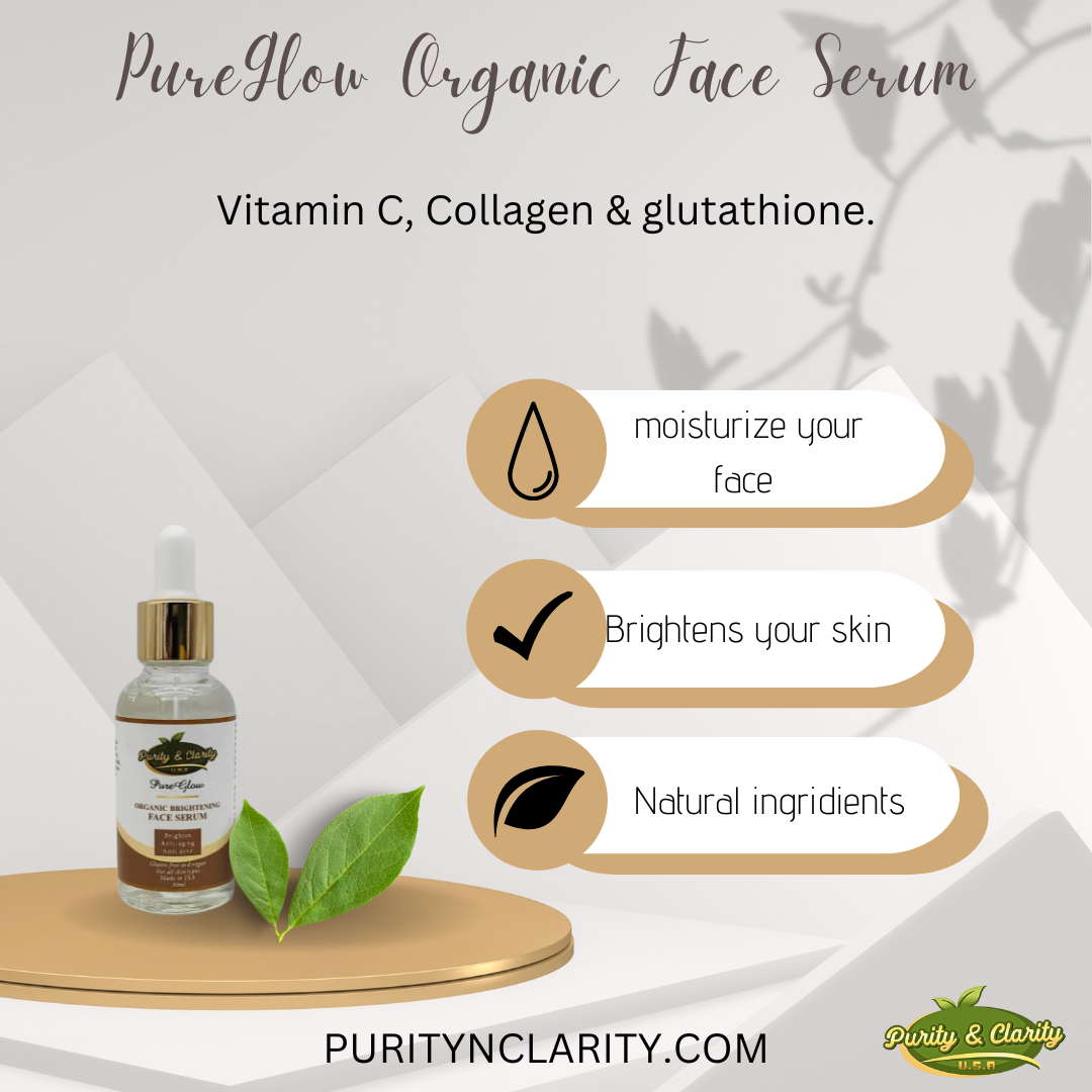 PureGlow Organic Brightening 7‑Piece Set – Cleanse • Hydrate • Illuminate • Glow