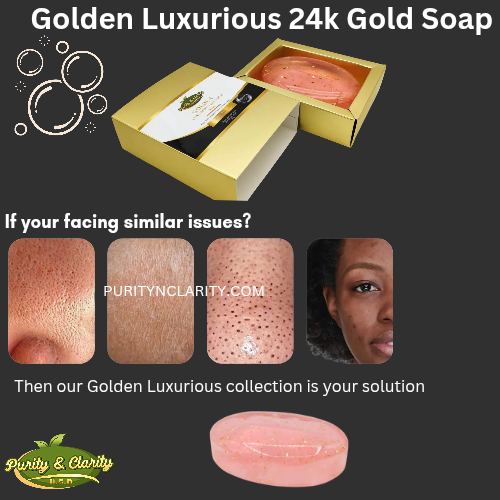 Golden Luxurious 24K Gold Face Care Set – Complete 4-Step Glow Ritual - Purity & Clarity, LLC