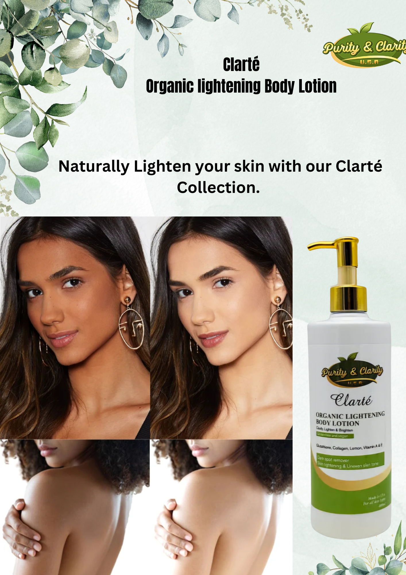 Clarté Organic Lightening Collection Set