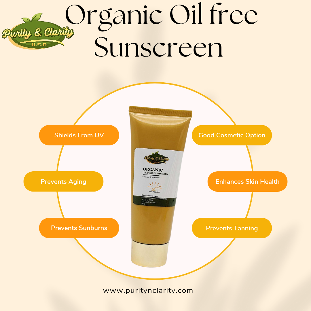 Organic Oil Free Sunscreen