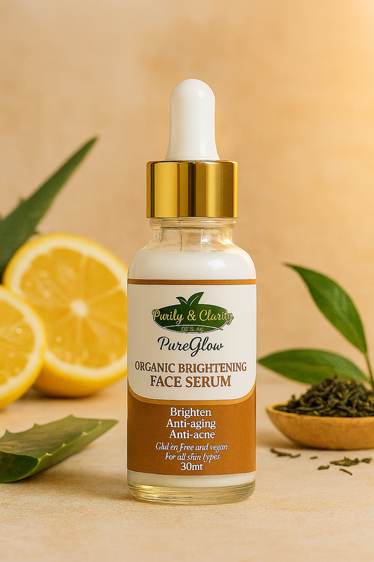 PureGlow Organic 3‑Step Brightening Face Set – Cleanse • Treat • Glow - Purity & Clarity, LLC