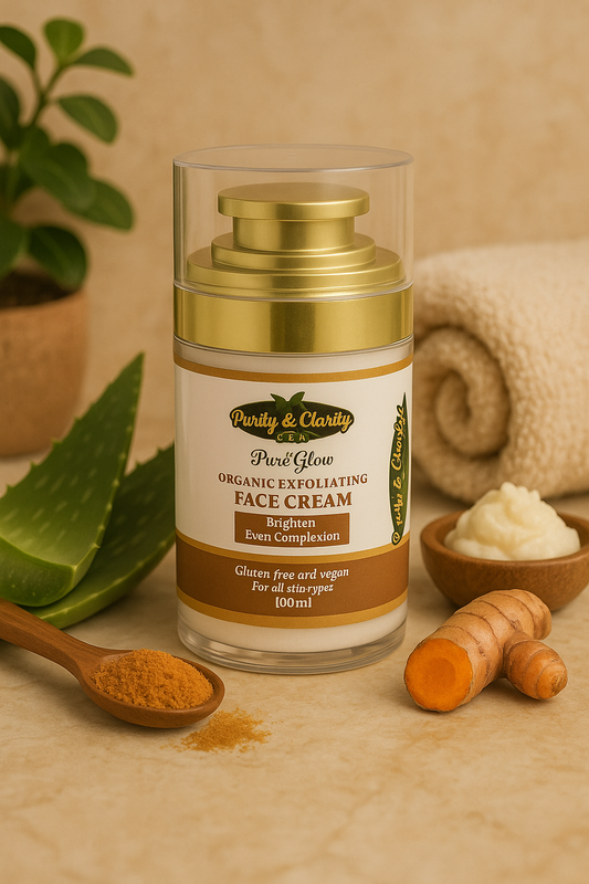 PureGlow Organic 3‑Step Brightening Face Set – Cleanse • Treat • Glow - Purity & Clarity, LLC