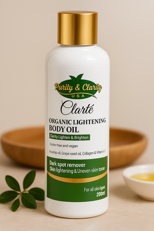 Clarté Glow Body Oil – Illuminate & Nourish Skin - Purity & Clarity, LLC